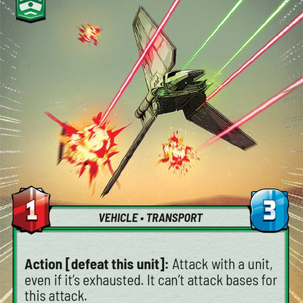 Frontline Shuttle (Hyperspace) (374) [Spark of Rebellion]