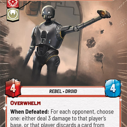 K-2SO - Cassian's Counterpart (Hyperspace) (408) [Spark of Rebellion]