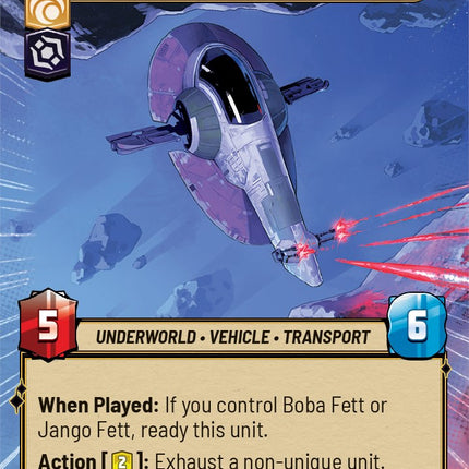 Fett's Firespray - Pursuing the Bounty (Hyperspace) (447) [Spark of Rebellion]