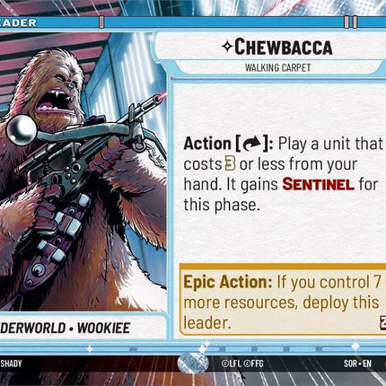 Chewbacca - Walking Carpet (Hyperspace) (271) [Spark of Rebellion]