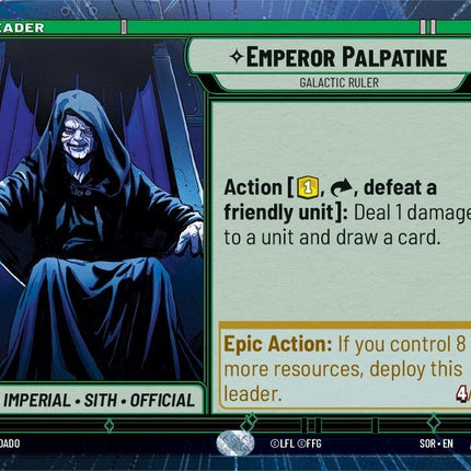 Emperor Palpatine - Galactic Ruler (Hyperspace) (273) [Spark of Rebellion]