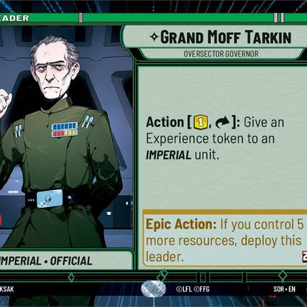 Grand Moff Tarkin - Oversector Governor (Hyperspace) (274) [Spark of Rebellion]