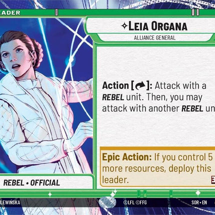 Leia Organa - Alliance General (Hyperspace) (276) [Spark of Rebellion]
