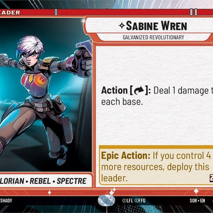 Sabine Wren - Galvanized Revolutionary (Hyperspace) (280) [Spark of Rebellion]