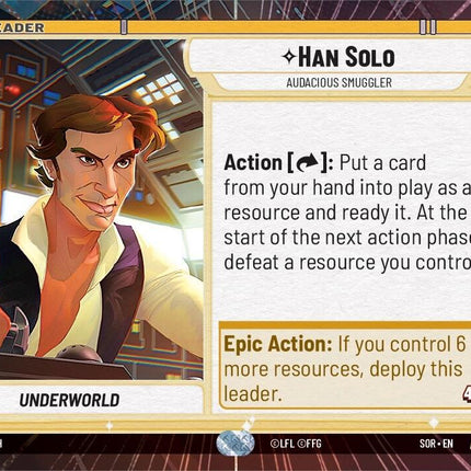 Han Solo - Audacious Smuggler (Hyperspace) (283) [Spark of Rebellion]