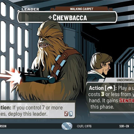 Chewbacca - Walking Carpet (Showcase) (255) [Spark of Rebellion]