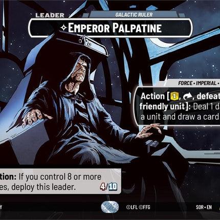 Emperor Palpatine - Galactic Ruler (Showcase) (257) [Spark of Rebellion]