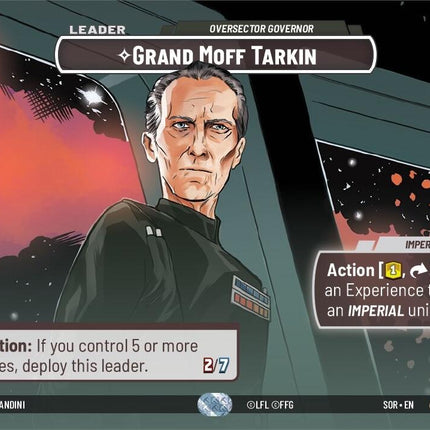 Grand Moff Tarkin - Oversector Governor (Showcase) (258) [Spark of Rebellion]