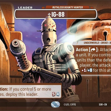 IG-88 - Ruthless Bounty Hunter (Showcase) (262) [Spark of Rebellion]