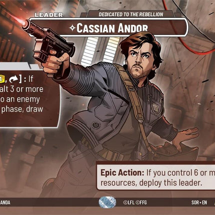 Cassian Andor - Dedicated to the Rebellion (Showcase) (263) [Spark of Rebellion]