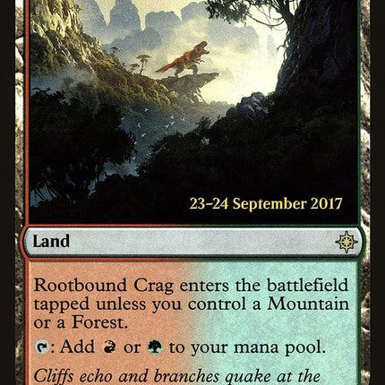 Rootbound Crag [Ixalan Prerelease Promos]