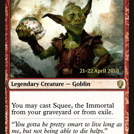 Squee, the Immortal [Dominaria Prerelease Promos]