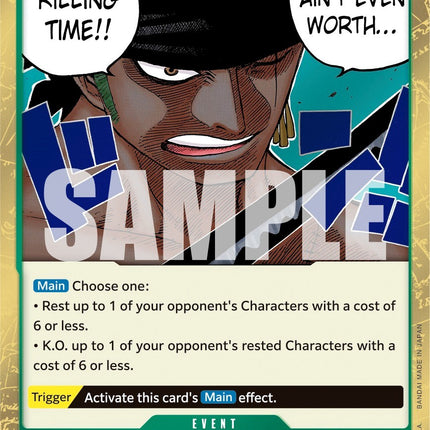You Ain't Even Worth Killing Time!! [Wings of the Captain]