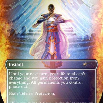 Teferi's Protection (1691) (Rainbow Foil) [Secret Lair: Sheldon's Spellbook]