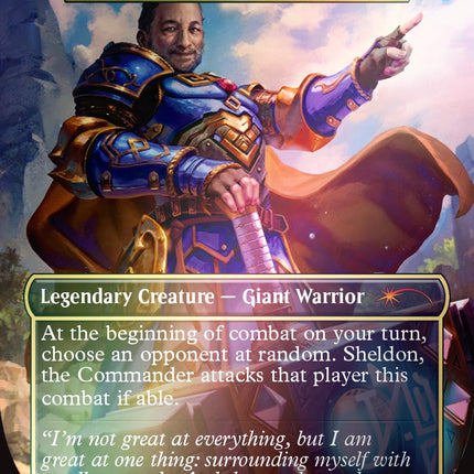 Ruhan of the Fomori - Sheldon, the Commander (Rainbow Foil) [Secret Lair: Sheldon's Spellbook]