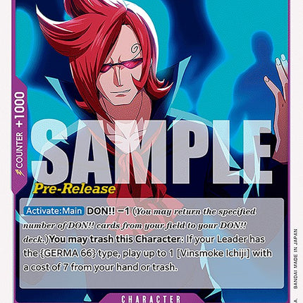Vinsmoke Ichiji [Wings of the Captain Pre-Release Cards]
