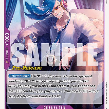 Vinsmoke Niji (064) [Wings of the Captain Pre-Release Cards]