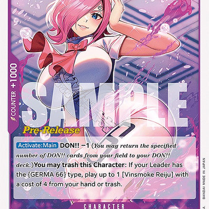 Vinsmoke Reiju [Wings of the Captain Pre-Release Cards]