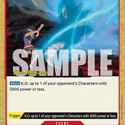 Blue Dragon Seal Water Stream [Wings of the Captain Pre-Release Cards]