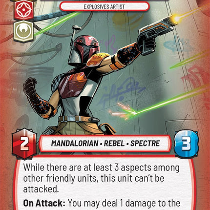Sabine Wren - Explosives Artist (17/20) [Spark of Rebellion: Weekly Play]