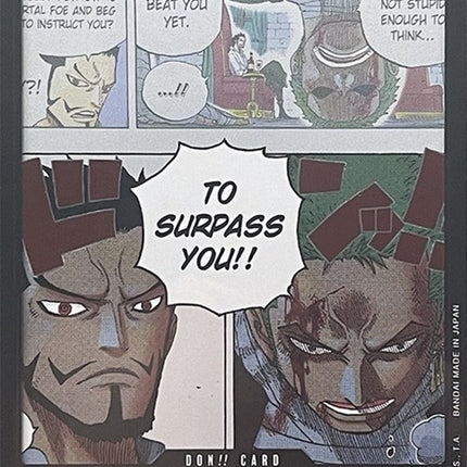 DON!! Card (Mihawk & Zoro) (Double Pack Set Vol. 3) [Wings of the Captain]