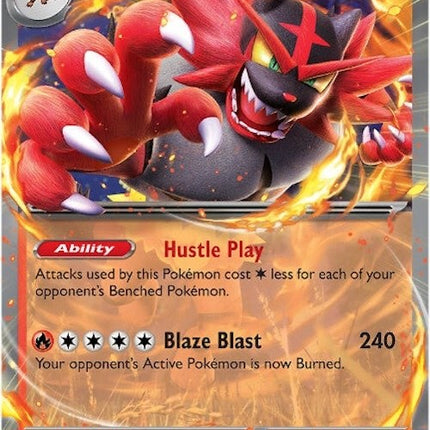 Incineroar ex (034/162) [Scarlet & Violet: Temporal Forces]