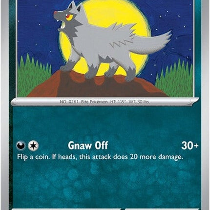 Poochyena (105/162) [Scarlet & Violet: Temporal Forces]