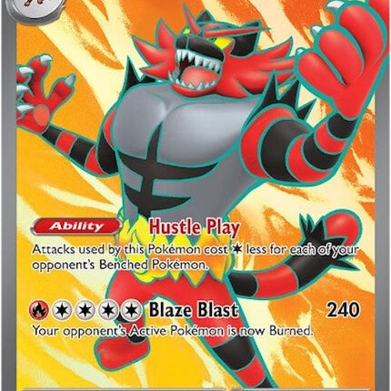 Incineroar ex (187/162) [Scarlet & Violet: Temporal Forces]