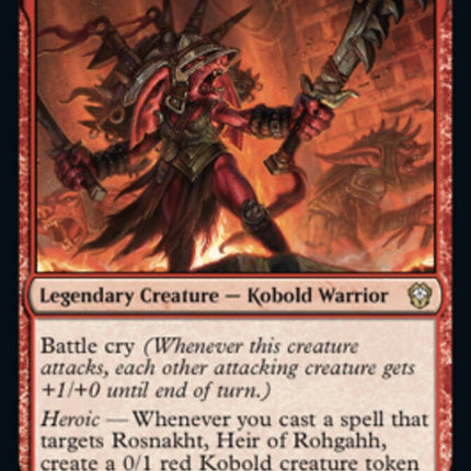 Rosnakht, Heir of Rohgahh [Dominaria United Commander]