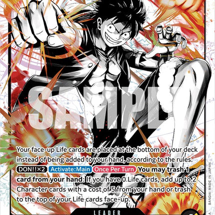 Monkey.D.Luffy (Parallel) [Ultra Deck: The Three Brothers]