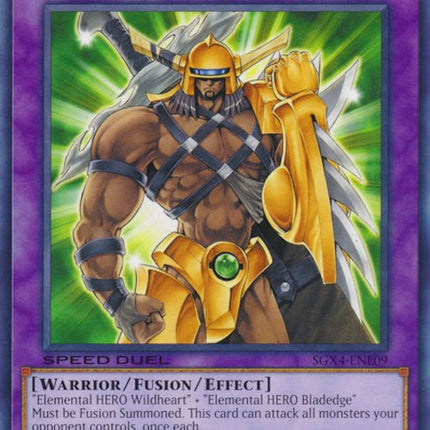 Elemental HERO Wildedge [SGX4-ENE09] Common