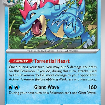 Feraligatr (041/162) (Theme Deck Exclusive) [Scarlet & Violet: Temporal Forces]