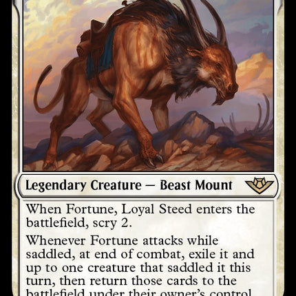 Fortune, Loyal Steed [Outlaws of Thunder Junction]