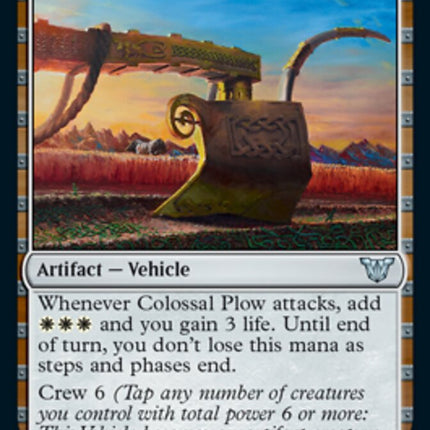 Colossal Plow [Kamigawa: Neon Dynasty Commander]