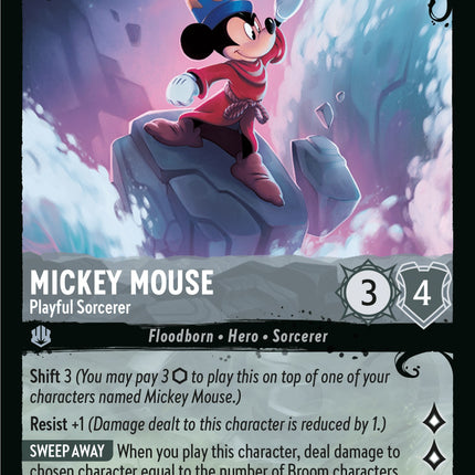 Mickey Mouse - Playful Sorcerer (225/204) (225/204) [Illumineer's Quest: Deep Trouble]