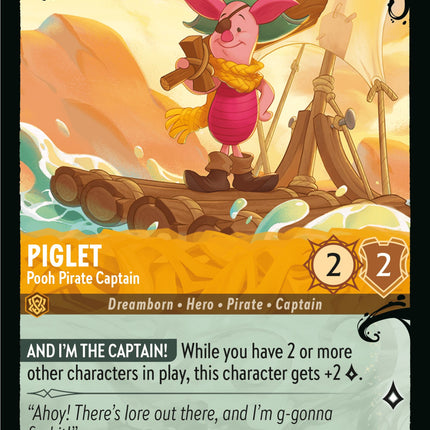 Piglet - Pooh Pirate Captain (223/204) [Ursula's Return]