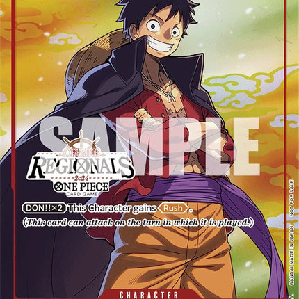 Monkey.D.Luffy (Offline Regional 2024 Vol. 2) [Participant] [One Piece Promotion Cards]