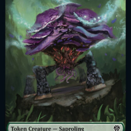 Saproling // Badger Double-Sided Token [Dominaria United Tokens]