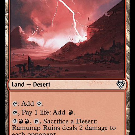 Ramunap Ruins [Outlaws of Thunder Junction Commander]