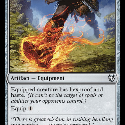 Swiftfoot Boots [Outlaws of Thunder Junction Commander]