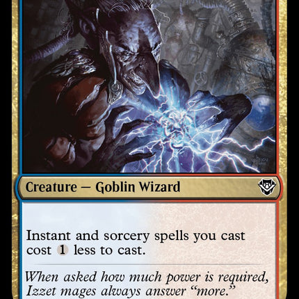 Goblin Electromancer [Outlaws of Thunder Junction Commander]