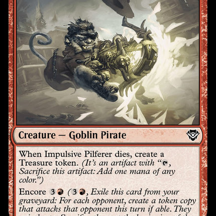 Impulsive Pilferer [Outlaws of Thunder Junction Commander]
