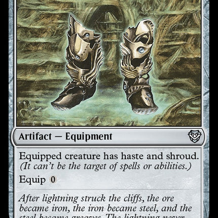 Lightning Greaves [Outlaws of Thunder Junction Commander]