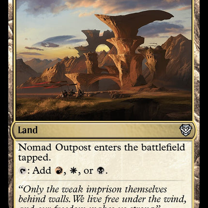 Nomad Outpost [Outlaws of Thunder Junction Commander]