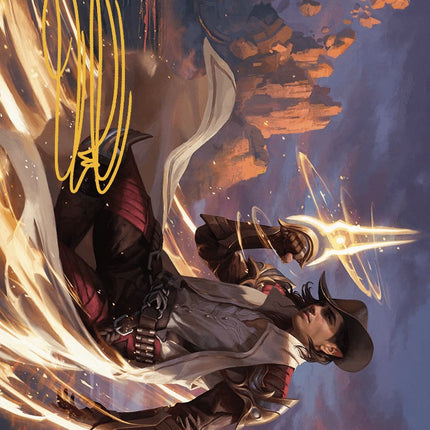 Kellan, the Kid Art Card (Gold-Stamped Signature) [Outlaws of Thunder Junction Art Series]