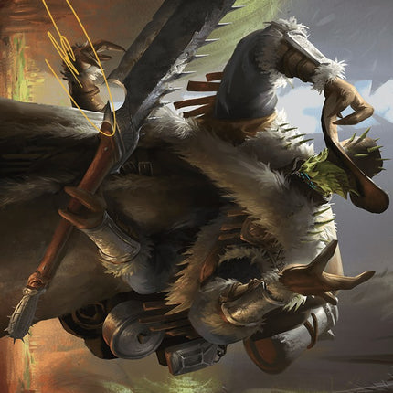 Hardbristle Bandit Art Card (Gold-Stamped Signature) [Outlaws of Thunder Junction Art Series]
