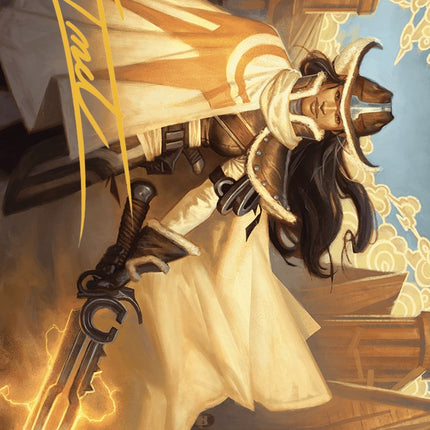 Omenport Vigilante Art Card (Gold-Stamped Signature) [Outlaws of Thunder Junction Art Series]