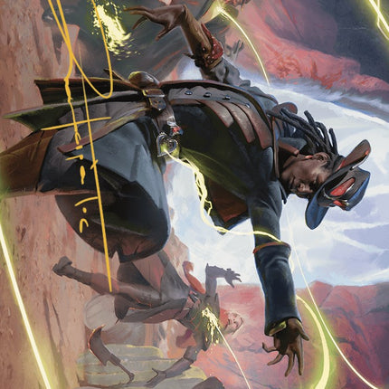 Lilah, Undefeated Slickshot Art Card (Gold-Stamped Signature) [Outlaws of Thunder Junction Art Series]