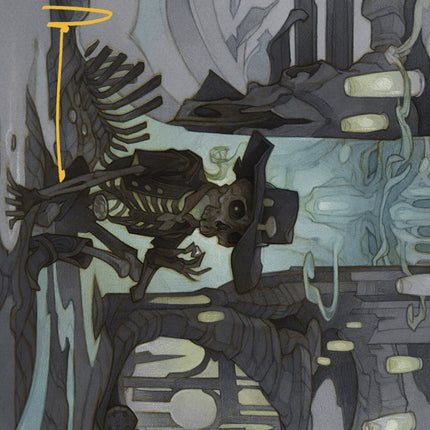 Tinybones Joins Up Art Card (Gold-Stamped Signature) [Outlaws of Thunder Junction Art Series]