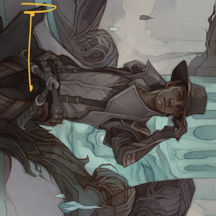 Kellan Joins Up Art Card (Gold-Stamped Signature) [Outlaws of Thunder Junction Art Series]